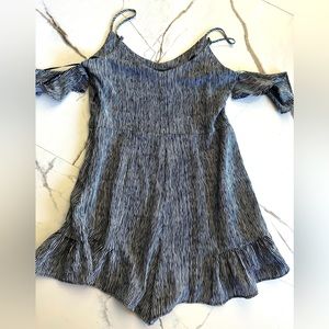 Mango romper / jumpsuit stripes navy size XS